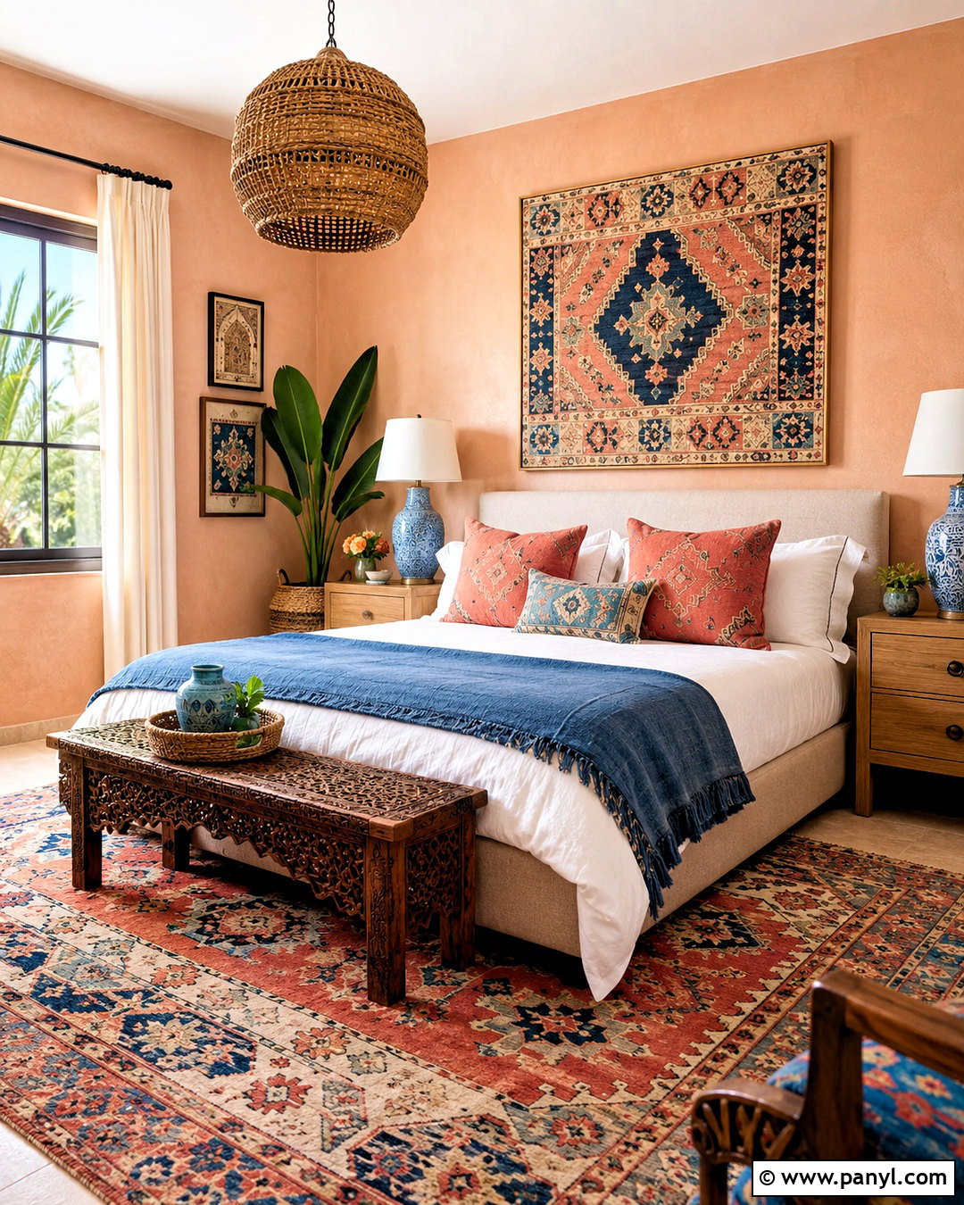 Moroccan Print Guest Bedroom - 20 moroccan print ideas