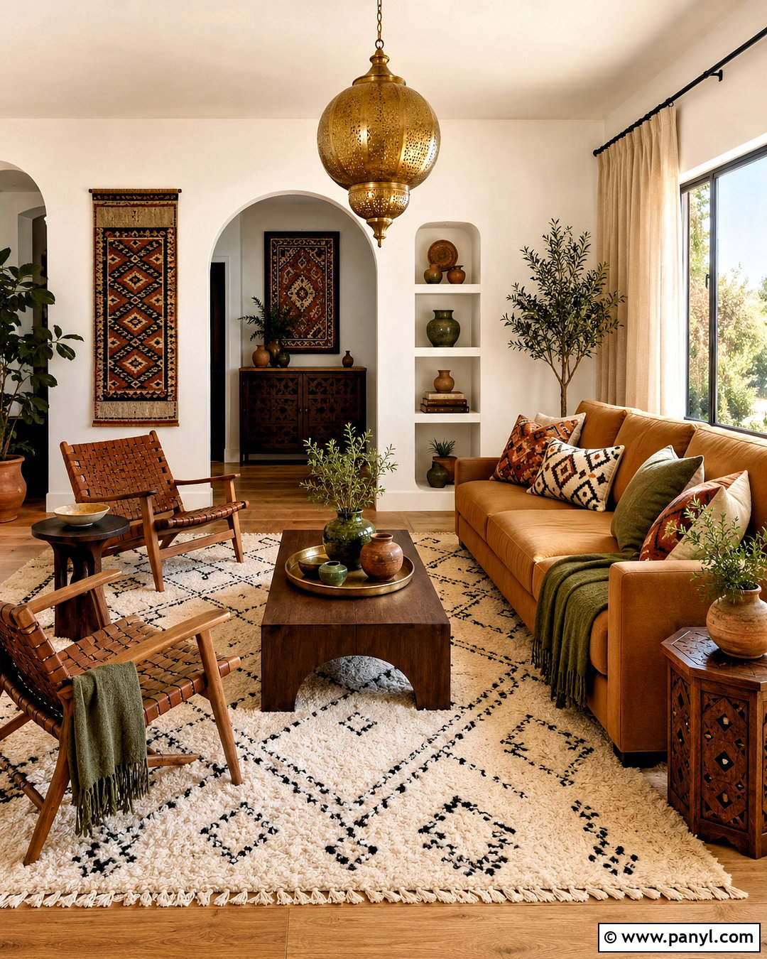 Moroccan Print Living Room - 20 moroccan print ideas