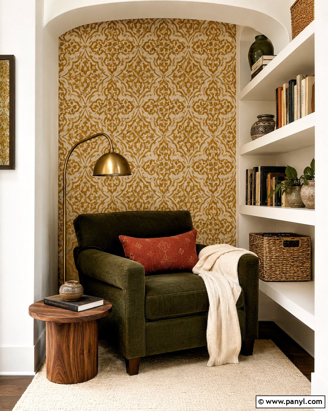 Moroccan Print Reading Nook - 20 moroccan print ideas