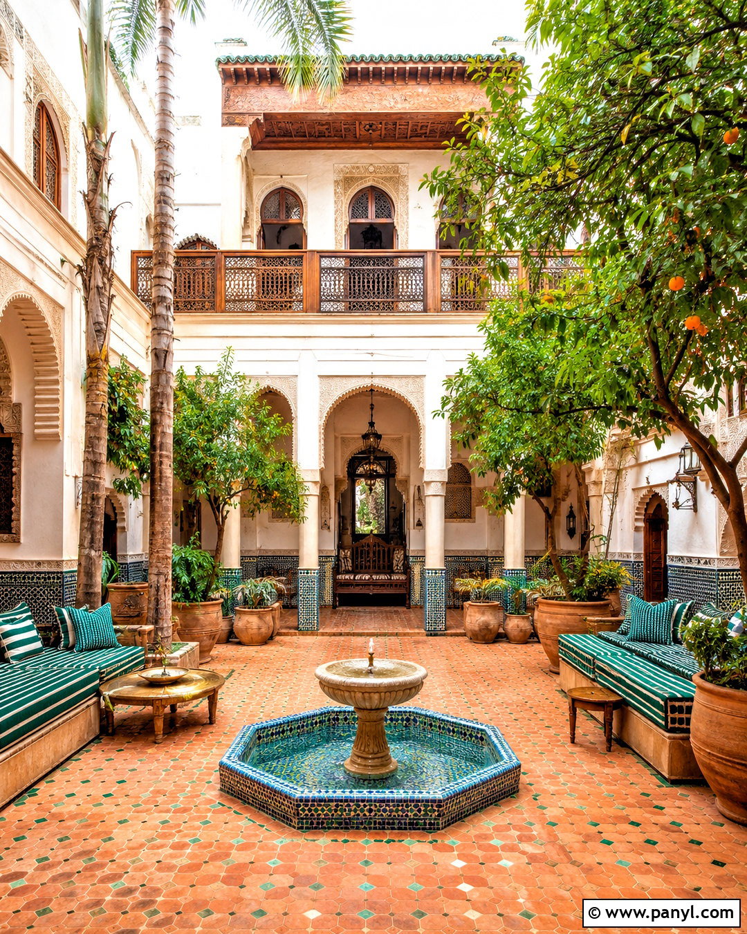 Moroccan Riad Courtyard House - 20 morocco house ideas
