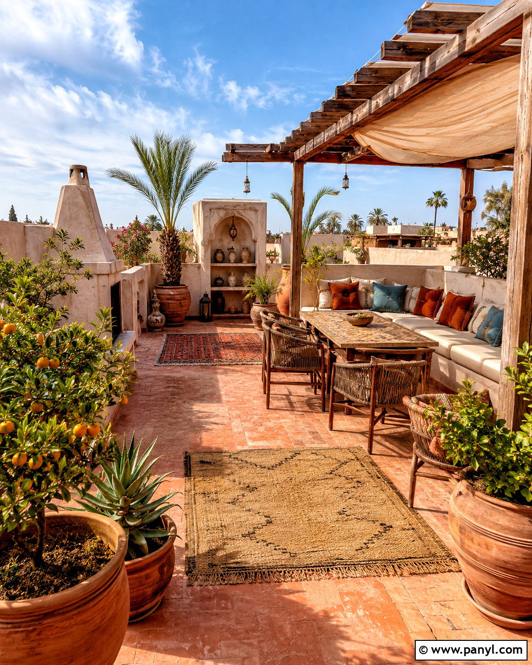 Moroccan Rooftop House - 20 morocco house ideas