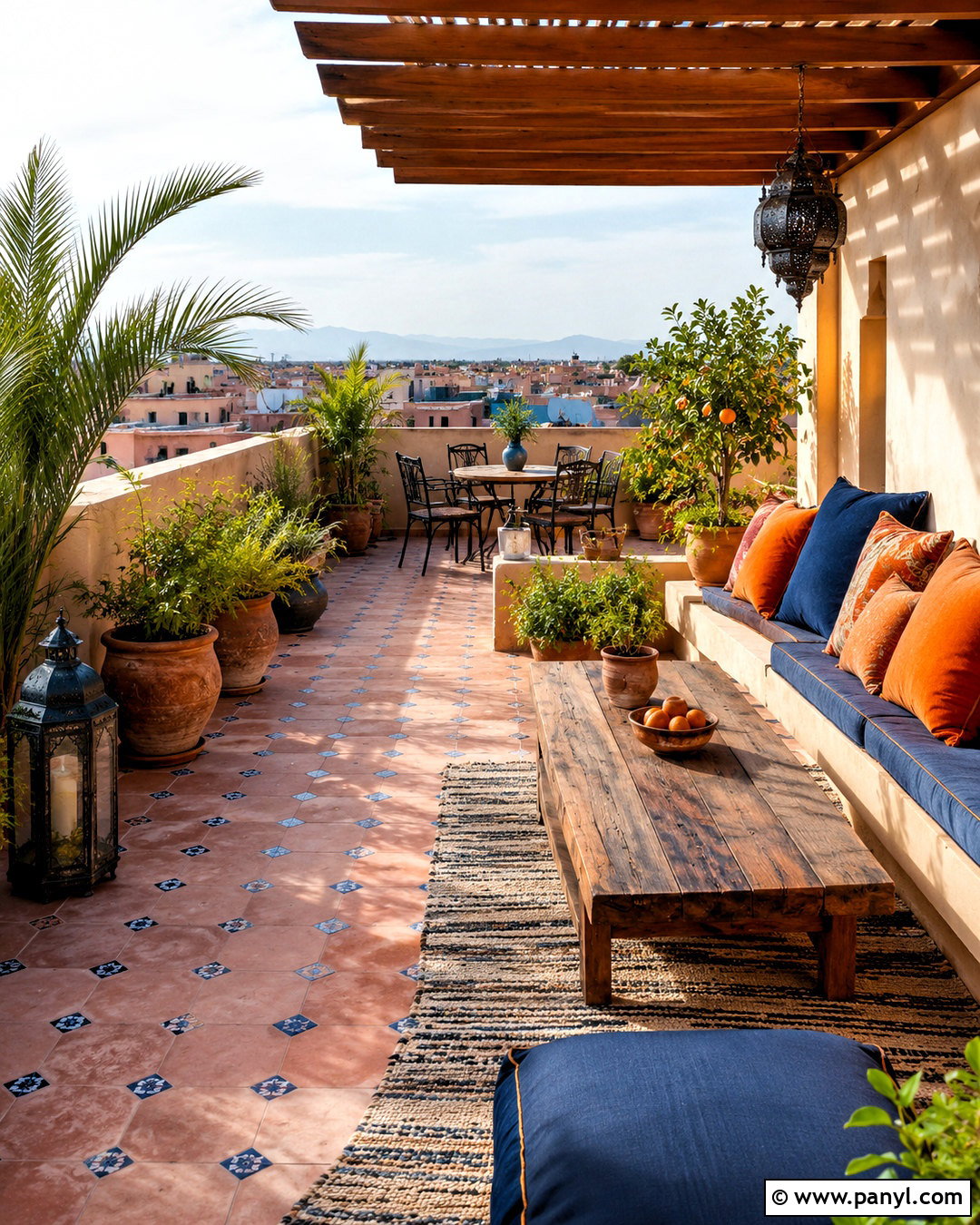 Moroccan Rooftop Patio - 20 morroco interior design ideas
