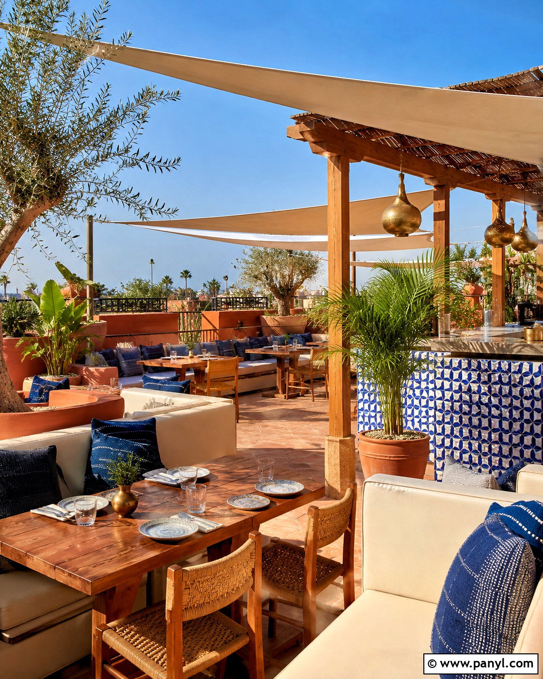 Moroccan Rooftop Restaurant - 20 moroccan restaurant interior ideas