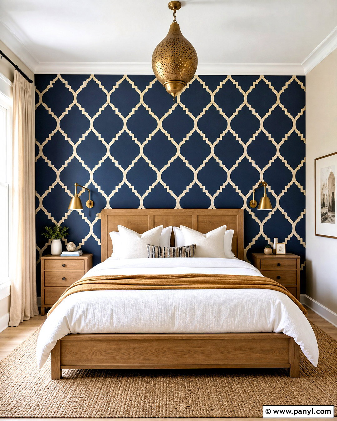 Moroccan Wall Stencil For Bedroom - 20 wall stencil ideas