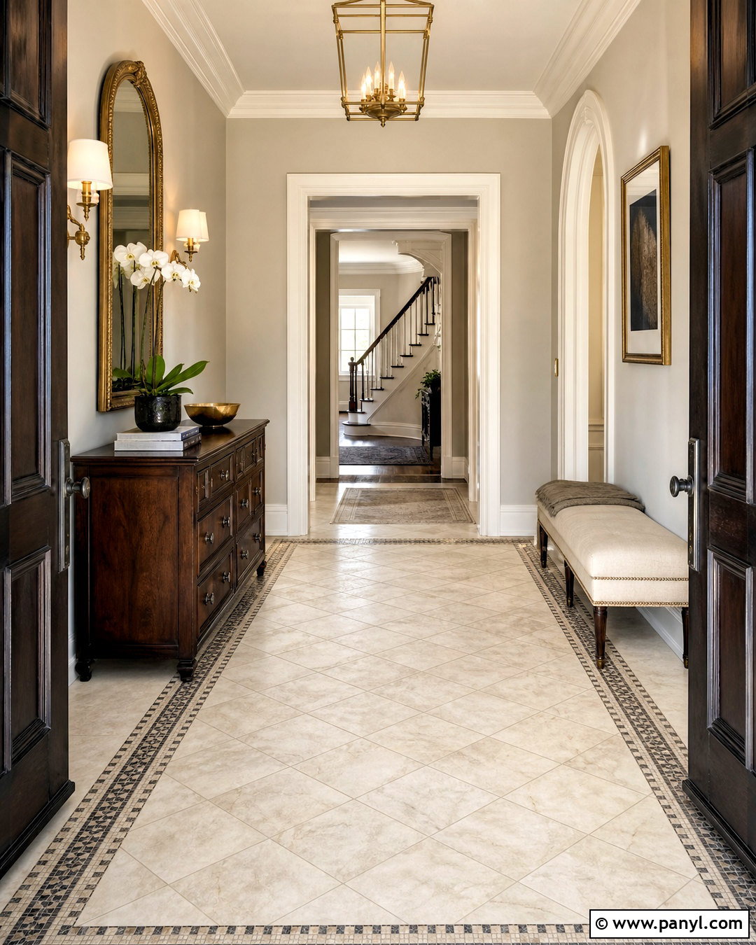 Mosaic Border Tile Pattern - 20 flooring pattern design tiles