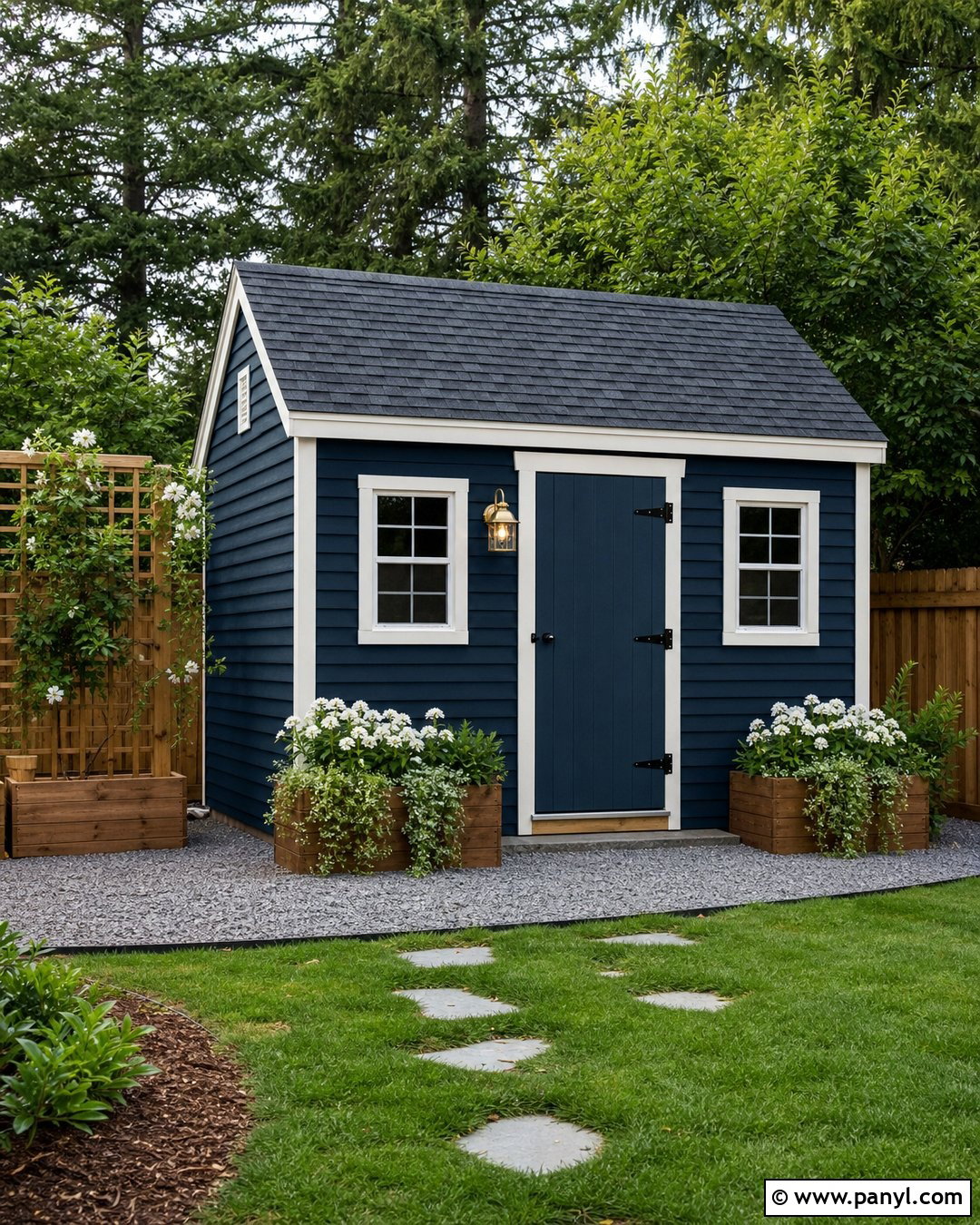 Moscow Midnight Backyard Shed - 35 moscow midnight sherwin williams ideas