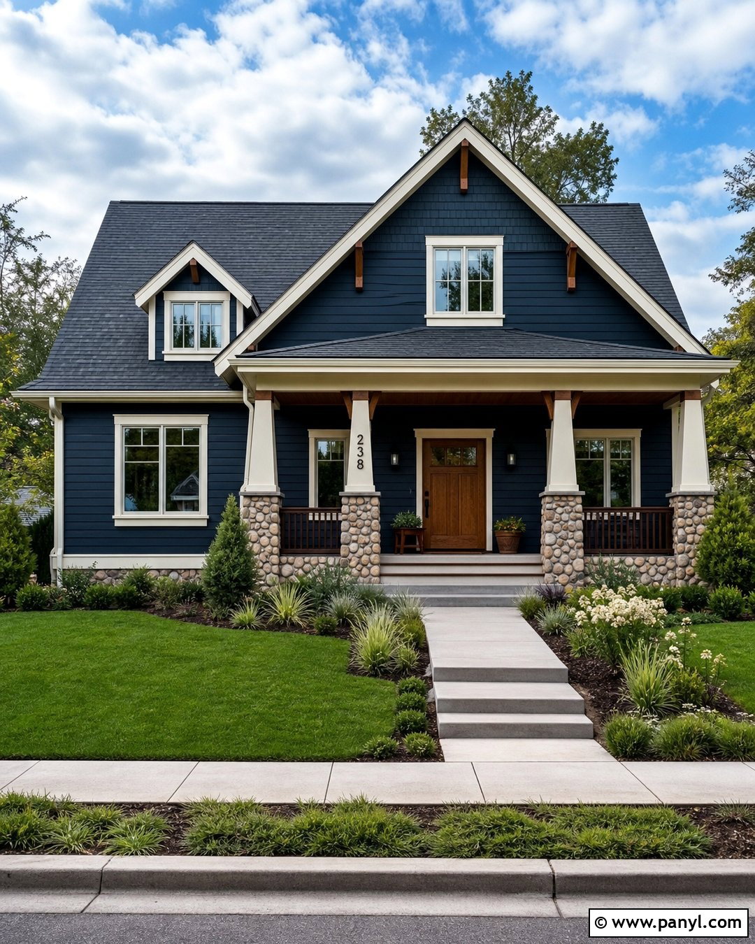 Moscow Midnight Craftsman Exterior - 35 moscow midnight sherwin williams ideas