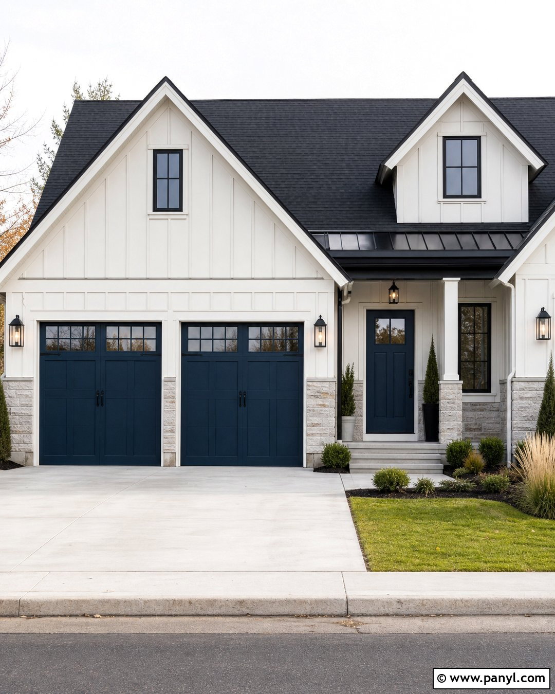 Moscow Midnight Garage Doors - 35 moscow midnight sherwin williams ideas