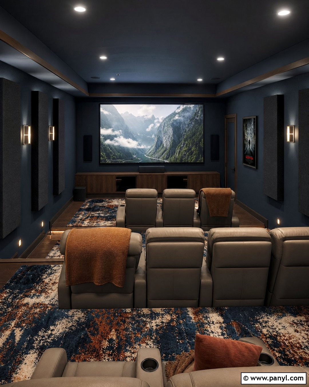 Moscow Midnight Media Room - 35 moscow midnight sherwin williams ideas