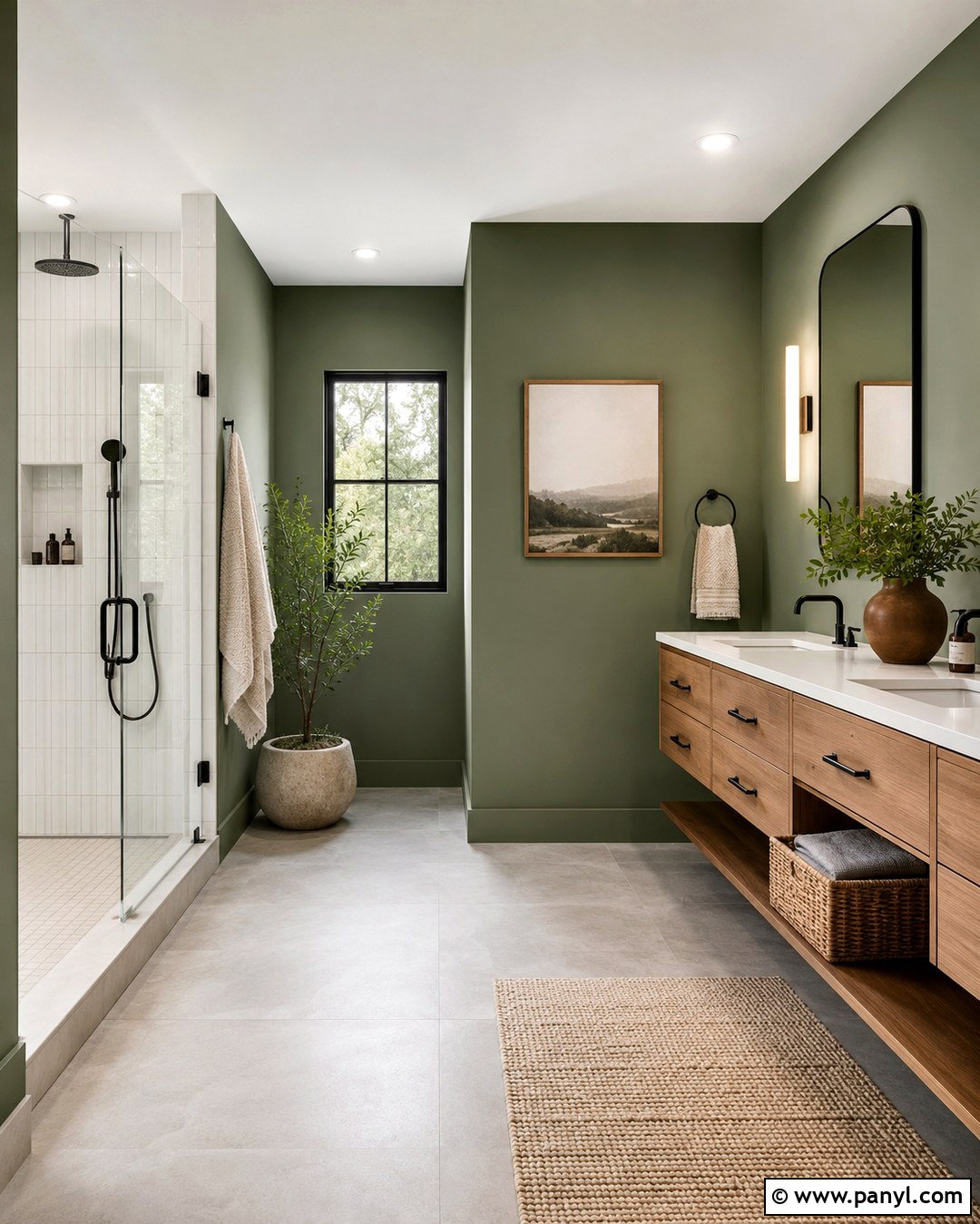 20 Plain Green Wall Ideas for Calm, Nature-Inspired Rooms