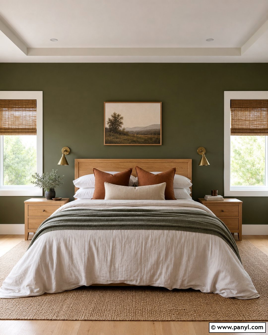 Moss Green Bedroom Accent Wall - 30 Accent Wall Green Ideas