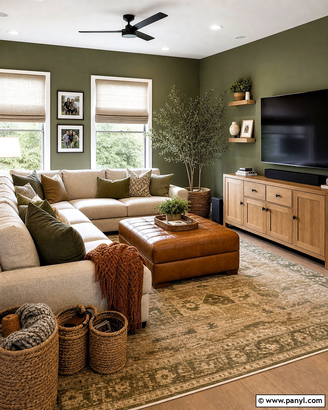20 Green Painted Rooms for Fresh, Timeless Interior Style