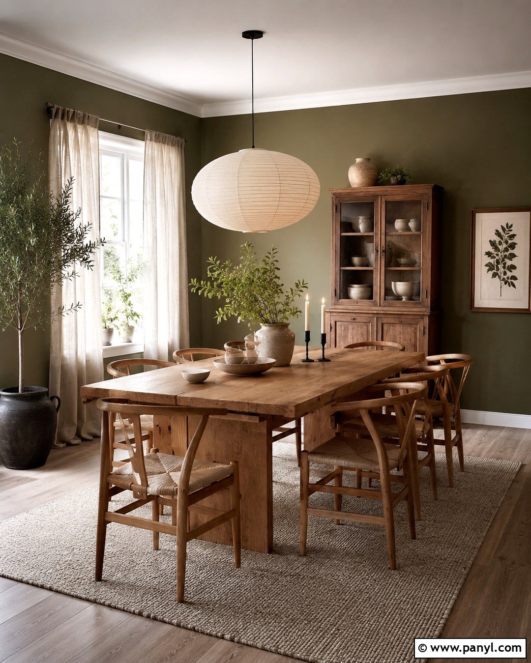 Moss Green Hygge Wall Color - 20 Hygge Wall Colors