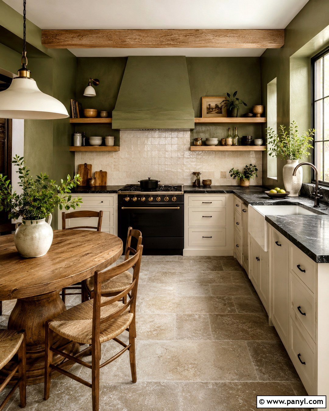 Moss Green Kitchen Walls - 20 Best Green Color For Kitchen Walls