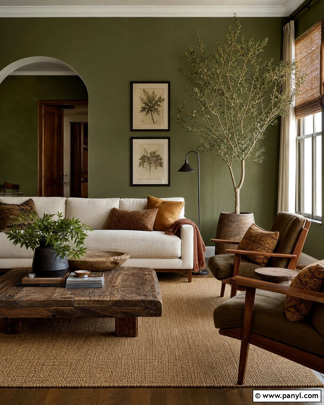 Moss Green Living Room Walls - 35 Best Wall Colors For Living Room Ideas