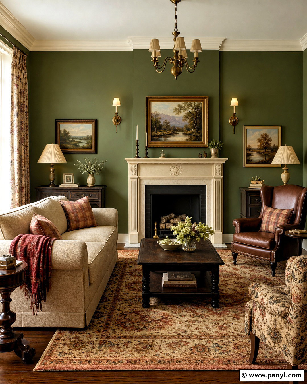 Moss Green Living Room Walls - 20 green living room walls