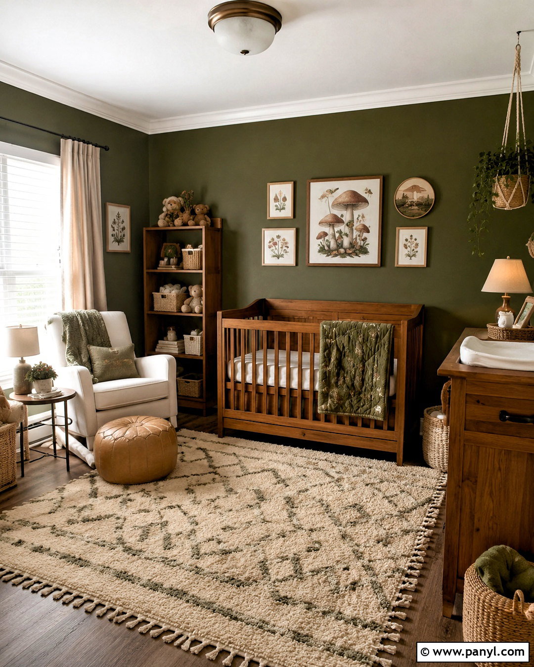 Moss Green Nursery Walls - 20 Woodland Nursery Wall Color Ideas