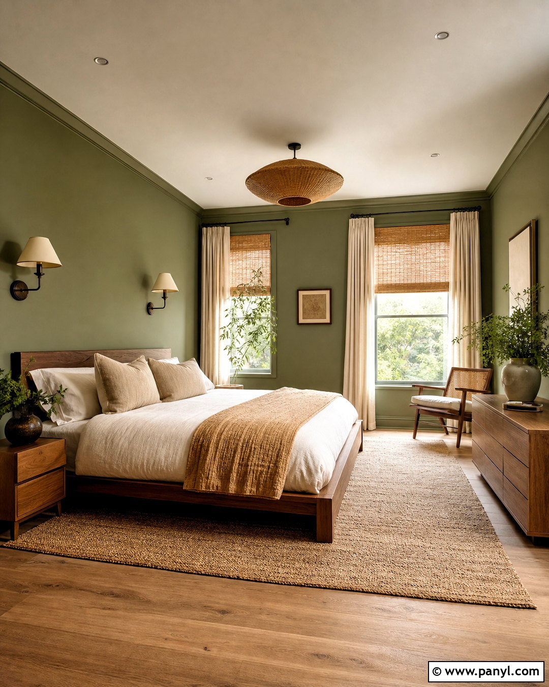 Moss Green Paint Color - 20 earthy paint colors