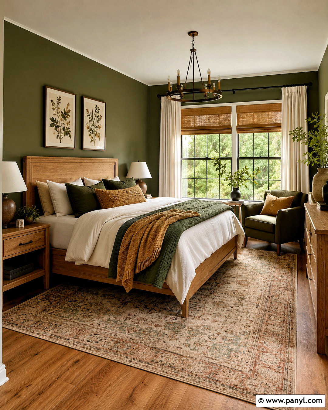 Moss Green Wall Color - 40 Aesthetic Wall Colour Ideas