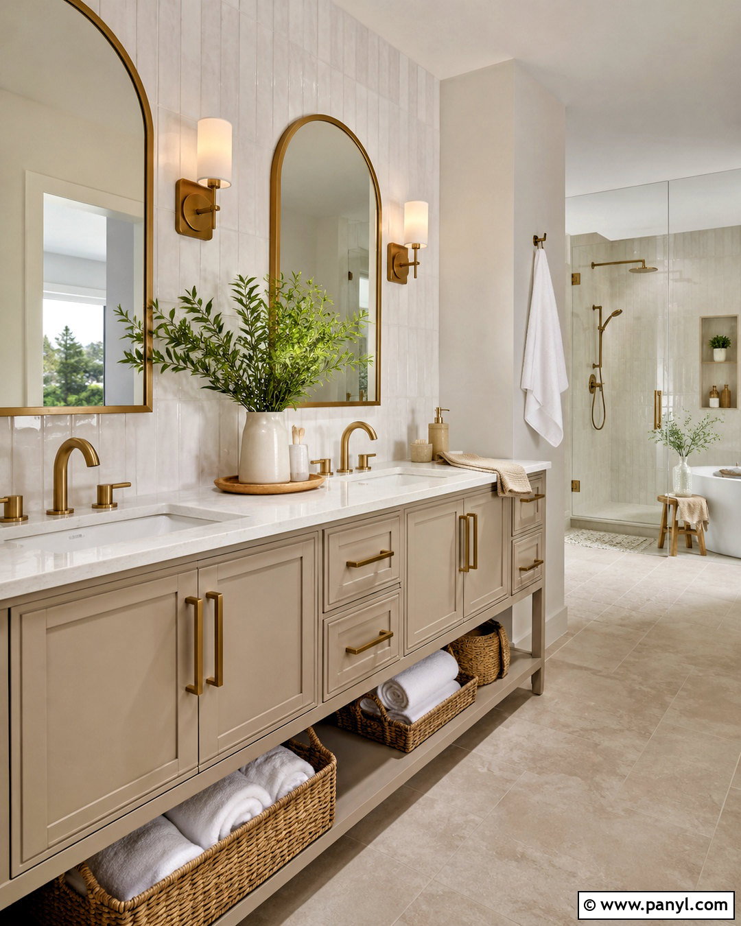 Moth Wing Bathroom Vanity With Brass - 40 moth wing sherwin williams ideas