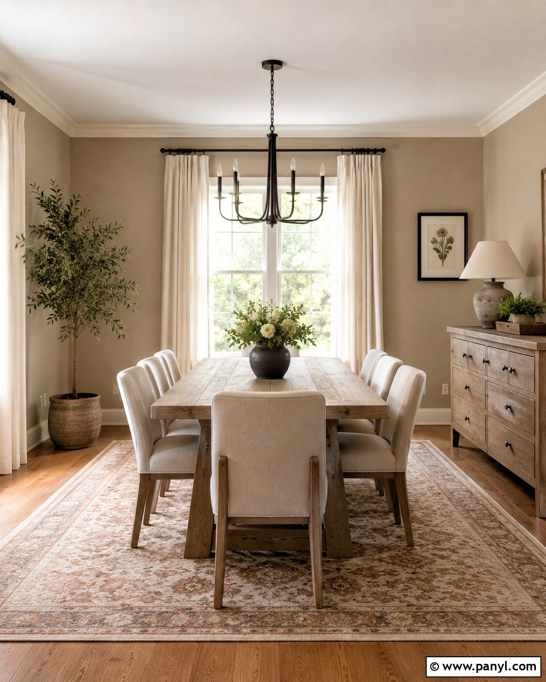 Moth Wing Dining Room With Oak Furniture - 40 moth wing sherwin williams ideas