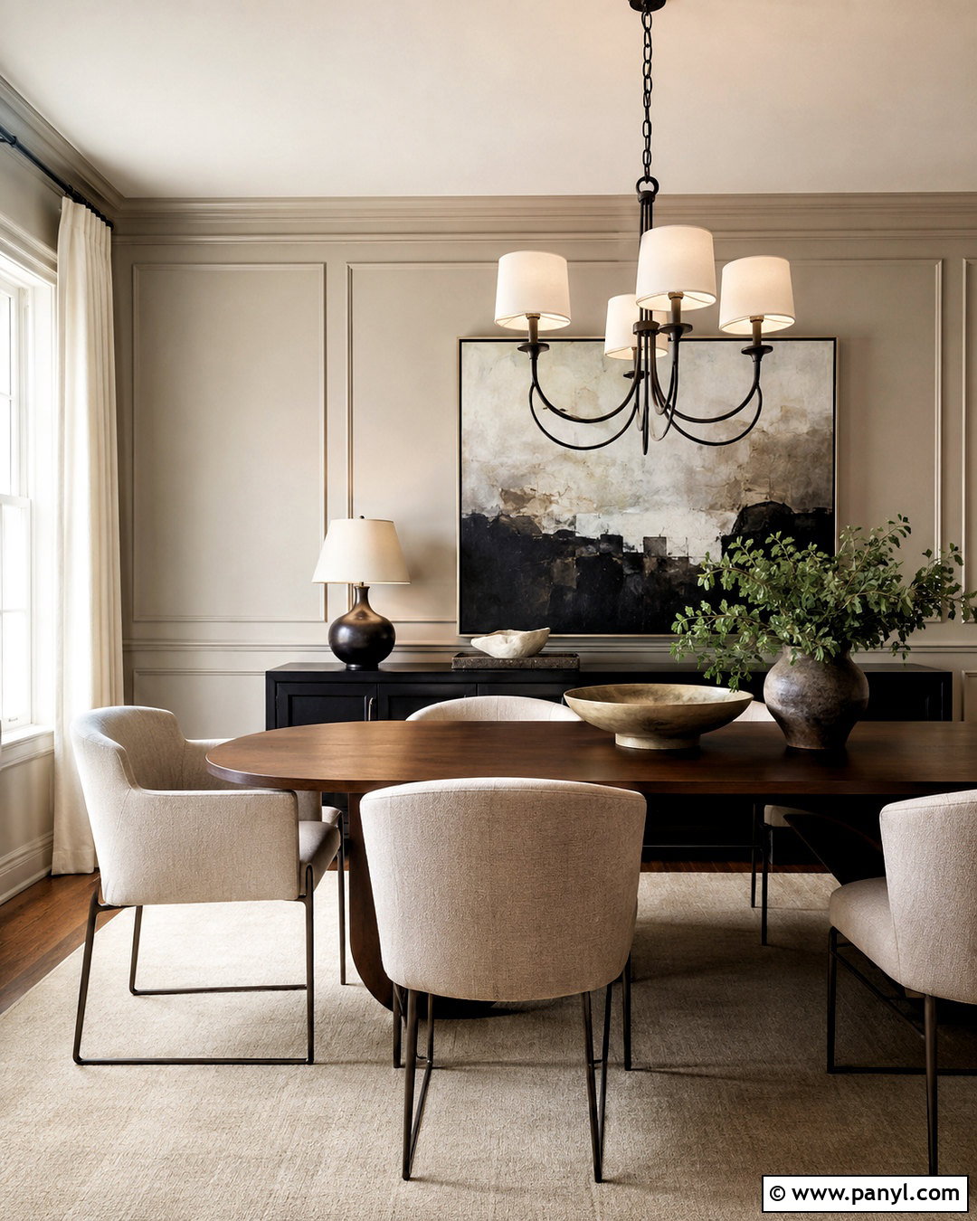 Moth Wing Dining Room With Wall Molding - 40 moth wing sherwin williams ideas
