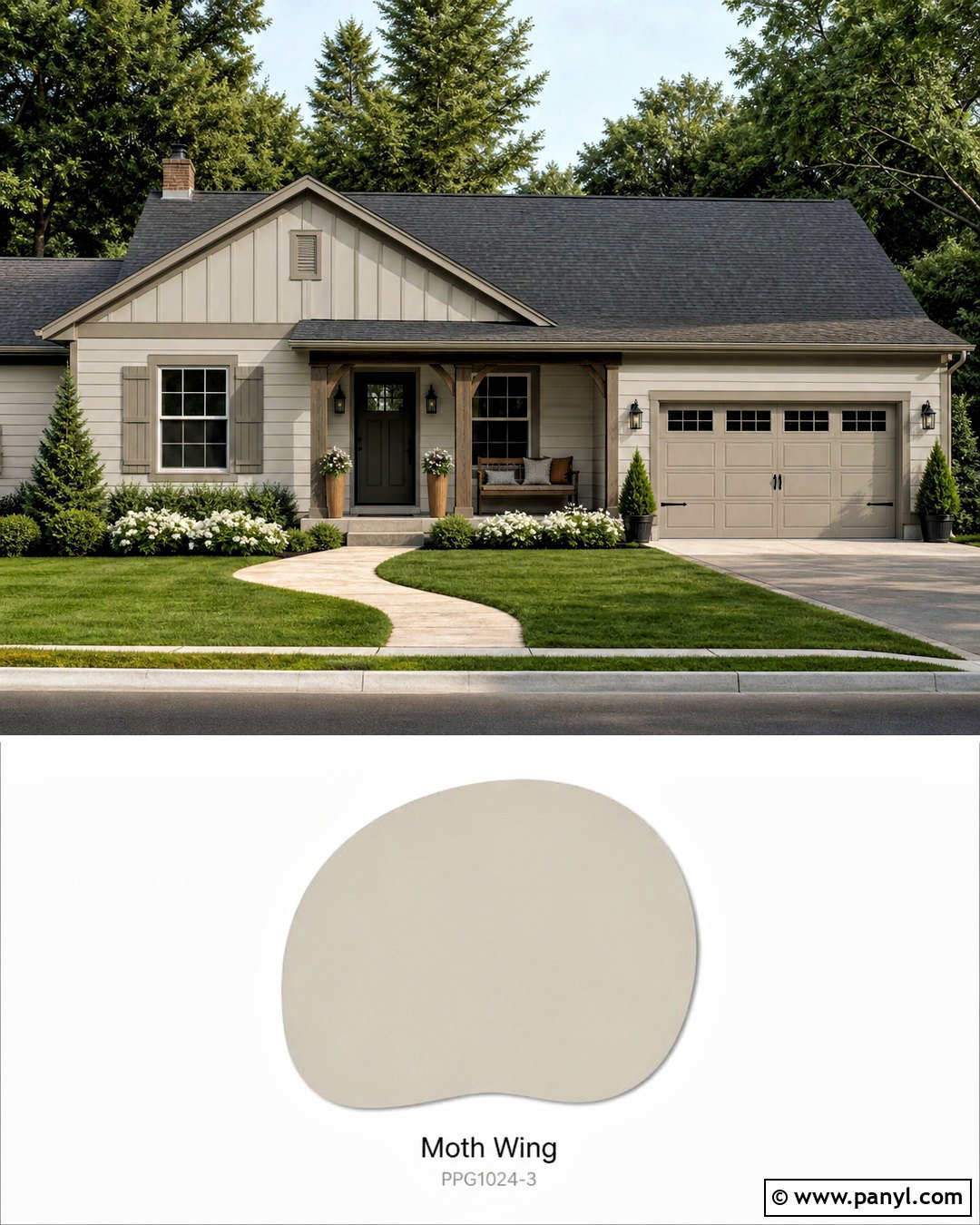 Moth Wing Exterior Trim - 20 sw moth wing ideas