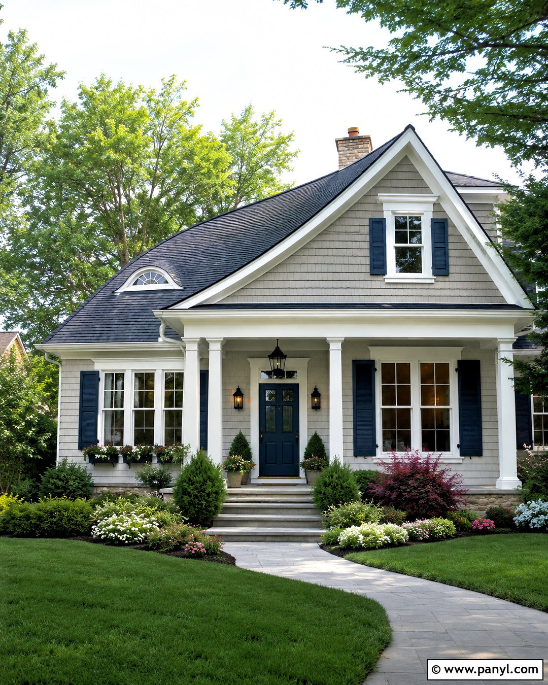 Moth Wing Exterior With White Trim - 40 moth wing sherwin williams ideas