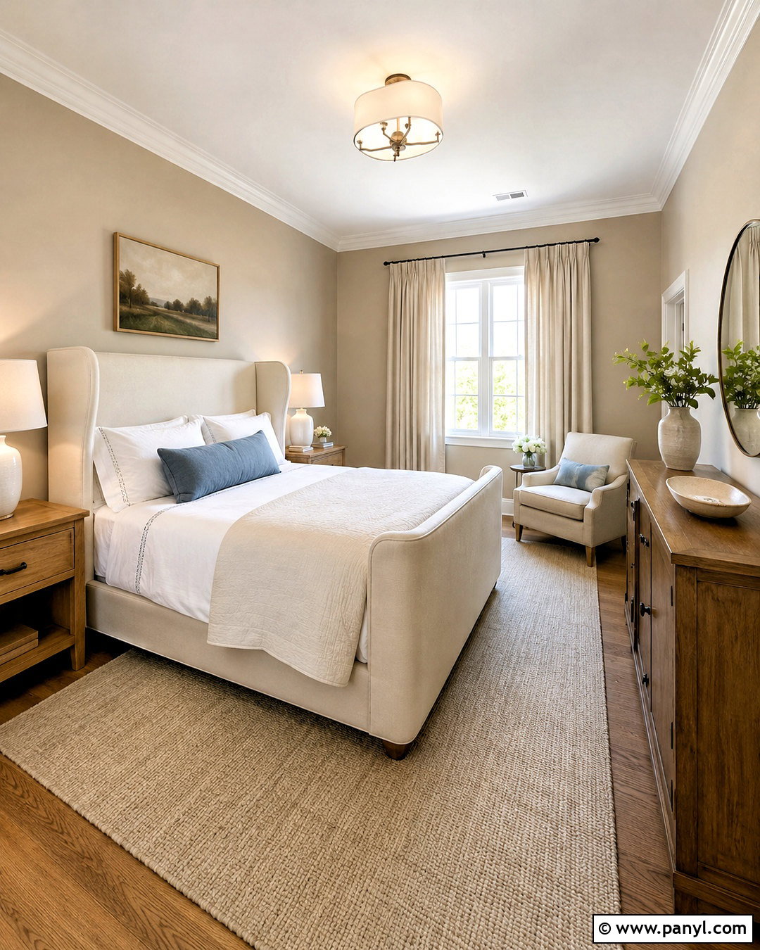 Moth Wing Guest Bedroom With White Trim - 40 moth wing sherwin williams ideas