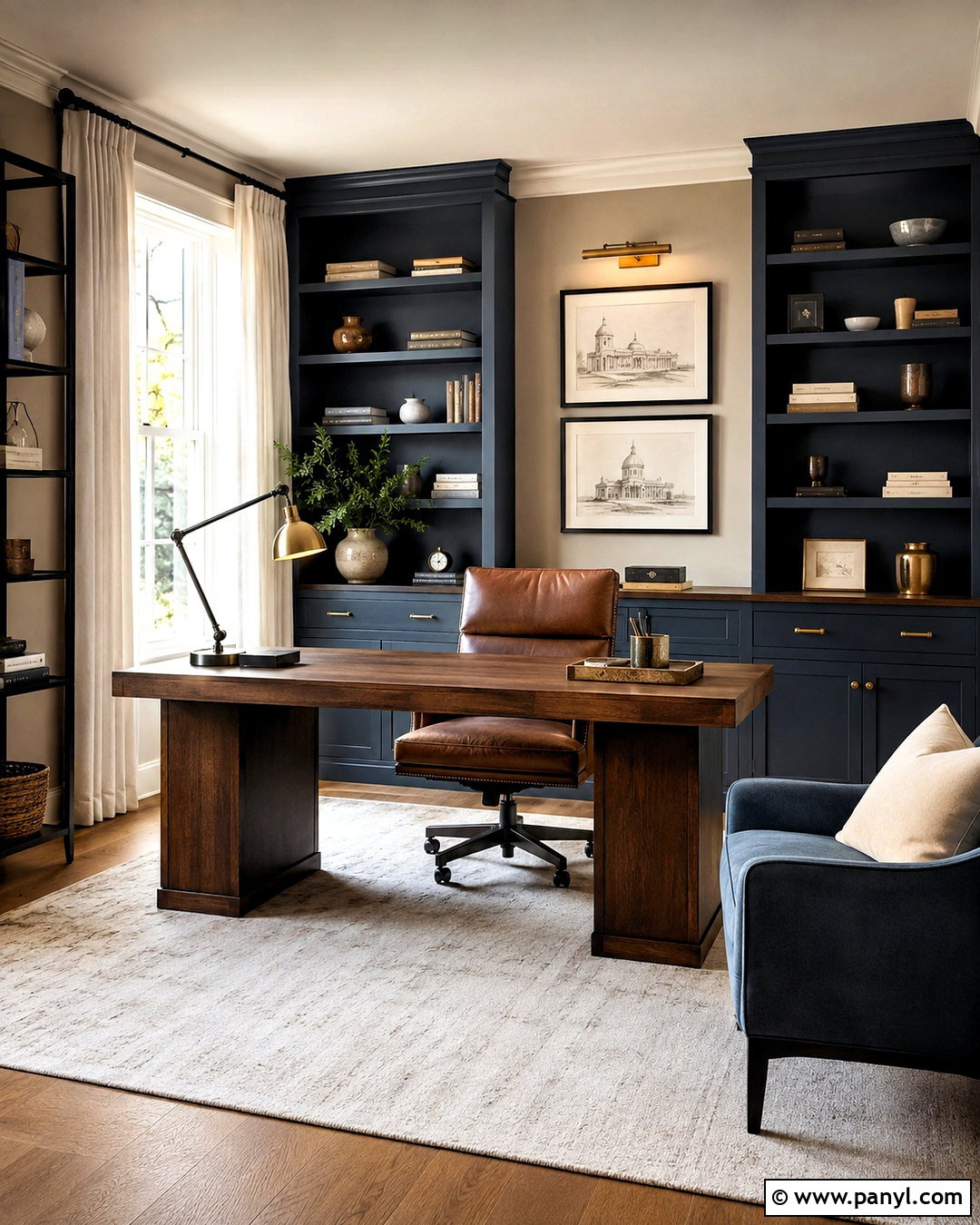 Moth Wing Home Office With Dark Blue - 40 moth wing sherwin williams ideas