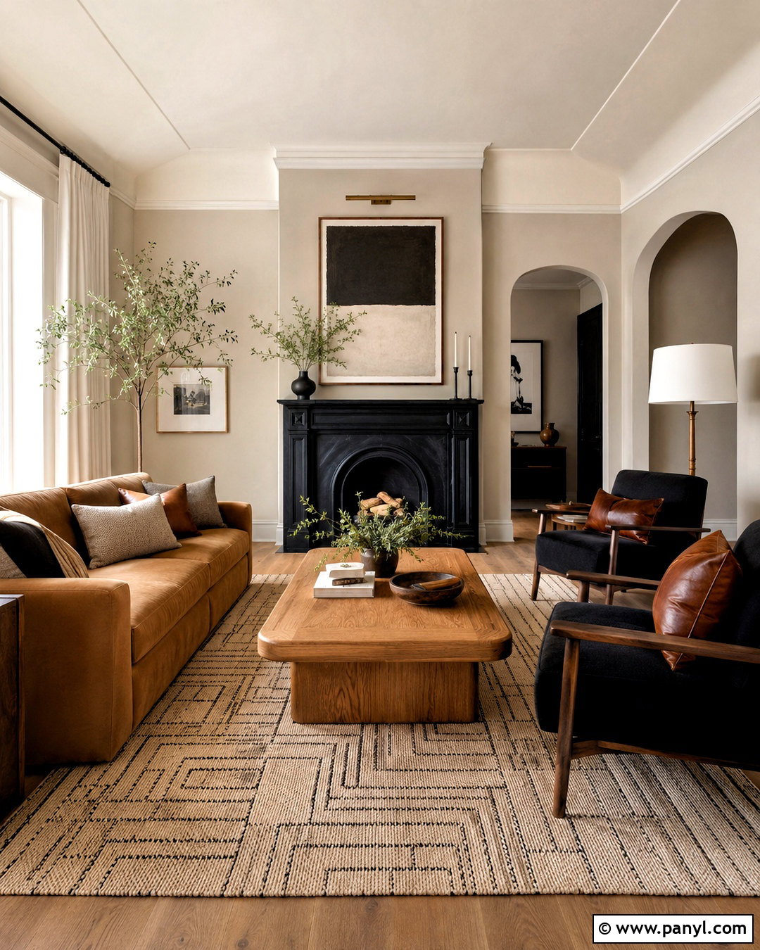 Moth Wing Living Room With Black Accents - 40 moth wing sherwin williams ideas