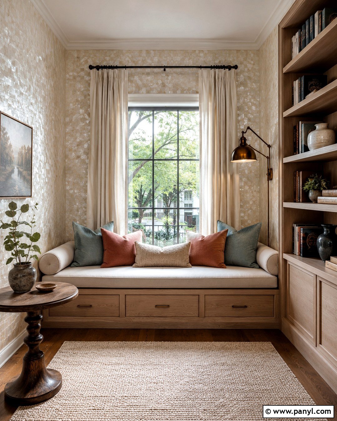 Mother Of Pearl Reading Nook - 20 Mother Of Pearl Wall Paint Ideas