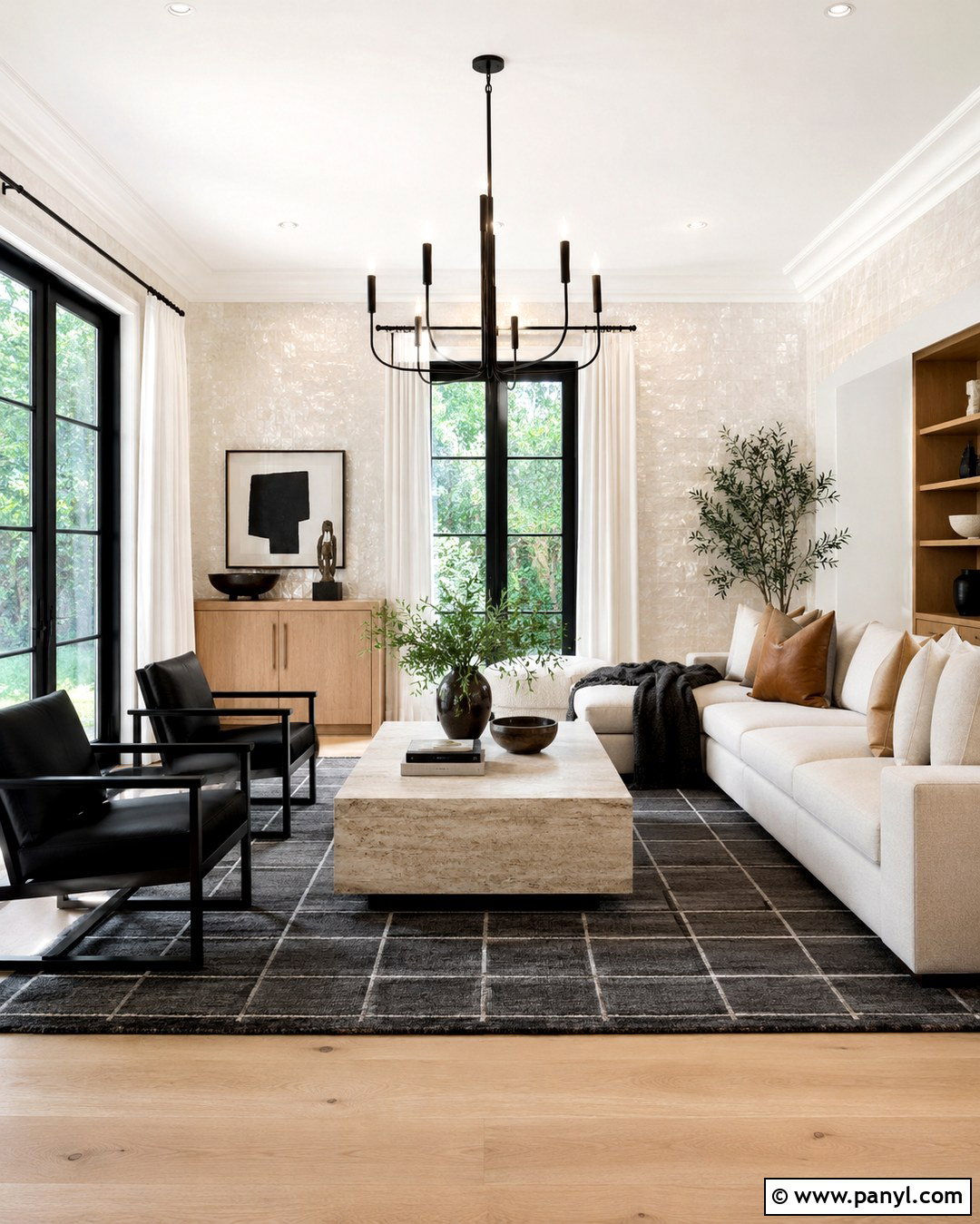 Mother Of Pearl With Black Accents - 20 Mother Of Pearl Wall Paint Ideas