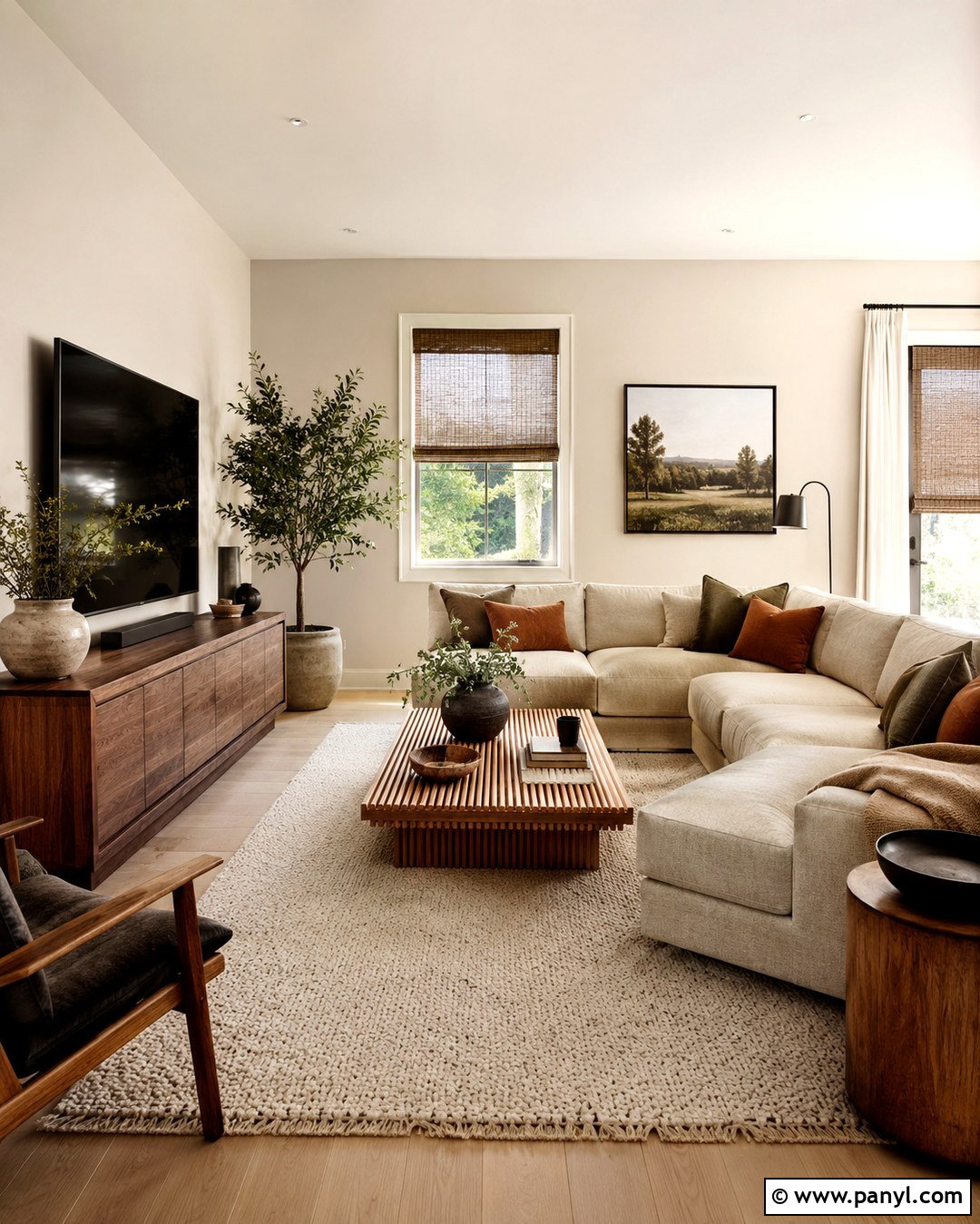 Mother Of Pearl With Warm Wood - 20 Mother Of Pearl Wall Paint Ideas
