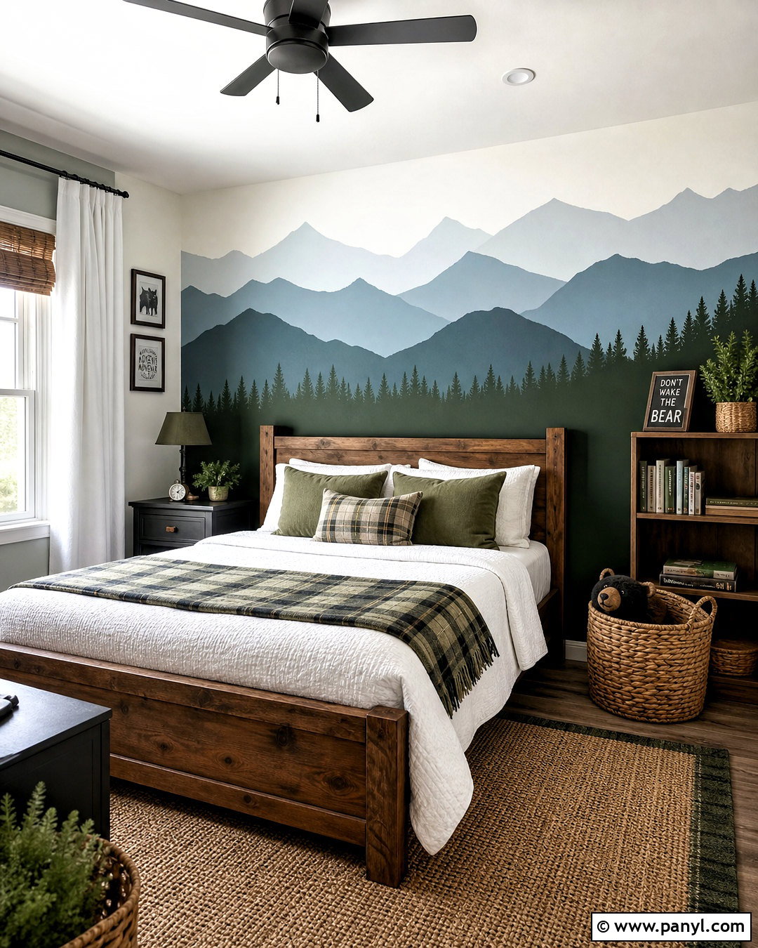 Mountain Accent Wall Paint - 20 accent wall paint designs