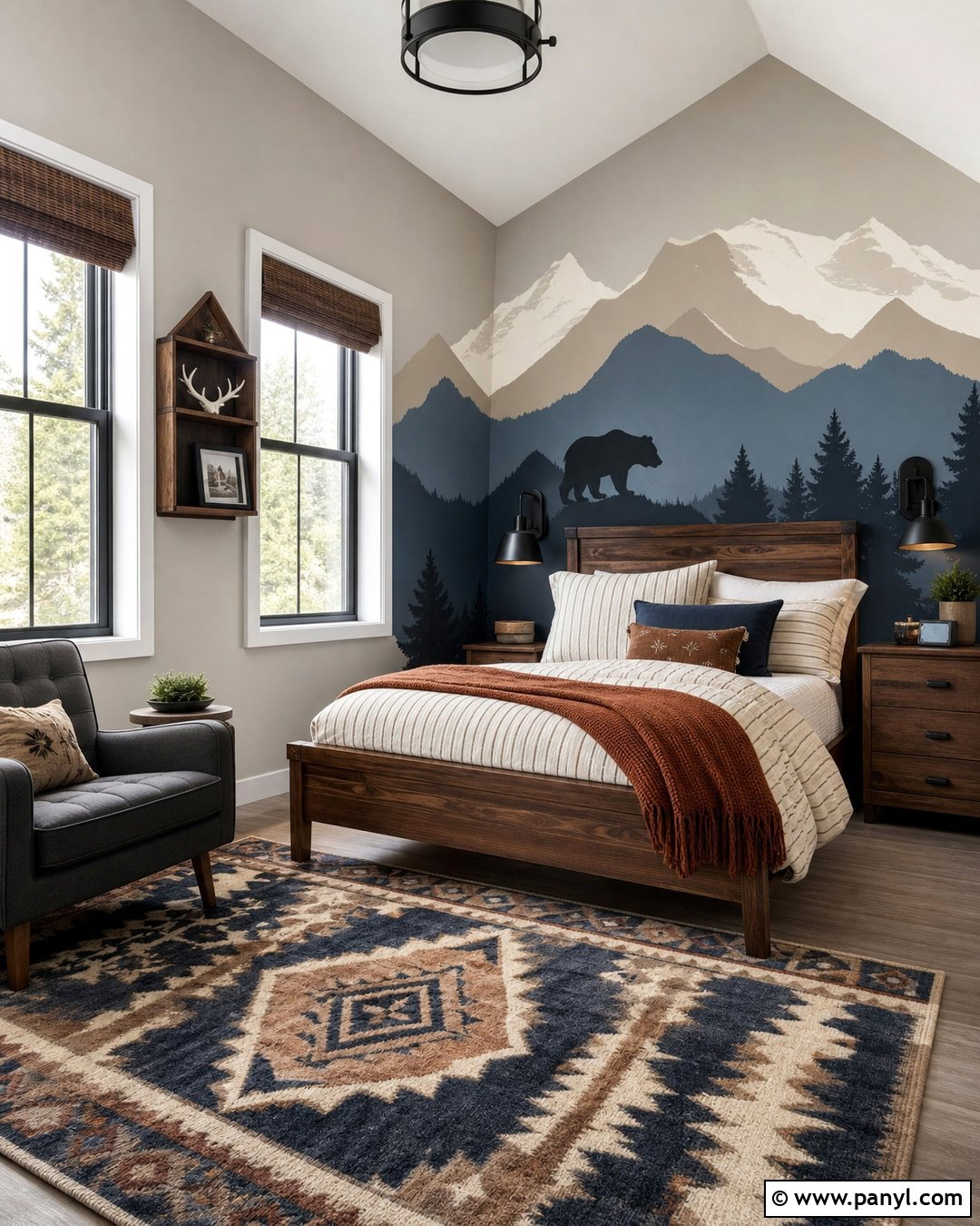 Mountain Bear Wall Paint - 20 Bear Wall Paint Ideas