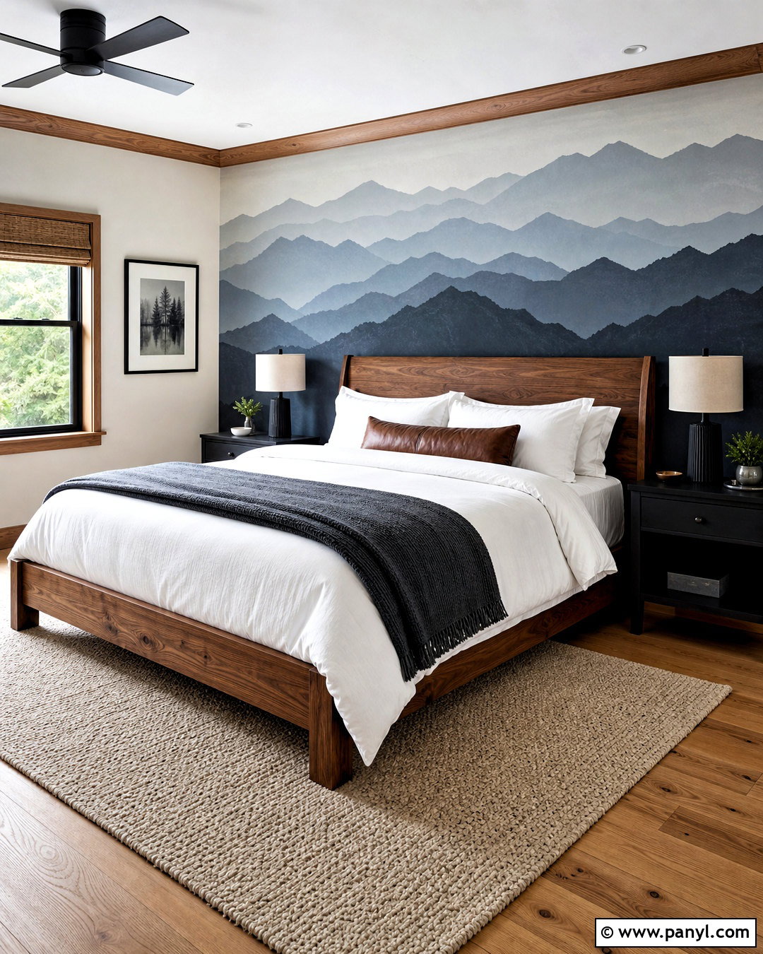 Mountain Gradient Wall - 20 gradient wall ideas
