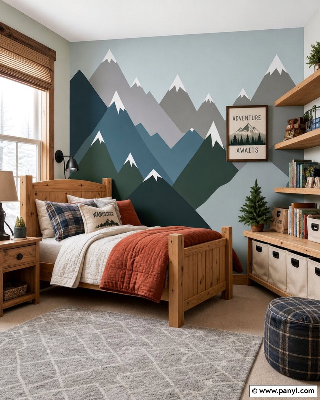 Mountain Kids Room Accent Wall - 25 Accent Wall For Kids Room Ideas