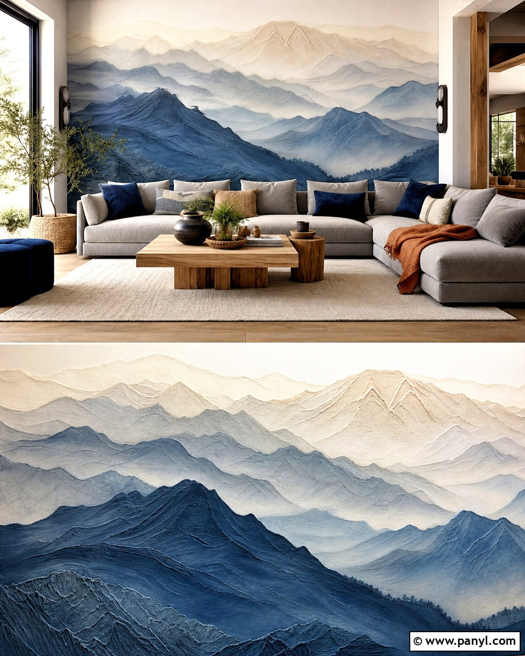 20 3D Wall Painting Ideas Living Rooms Need for Bold Style