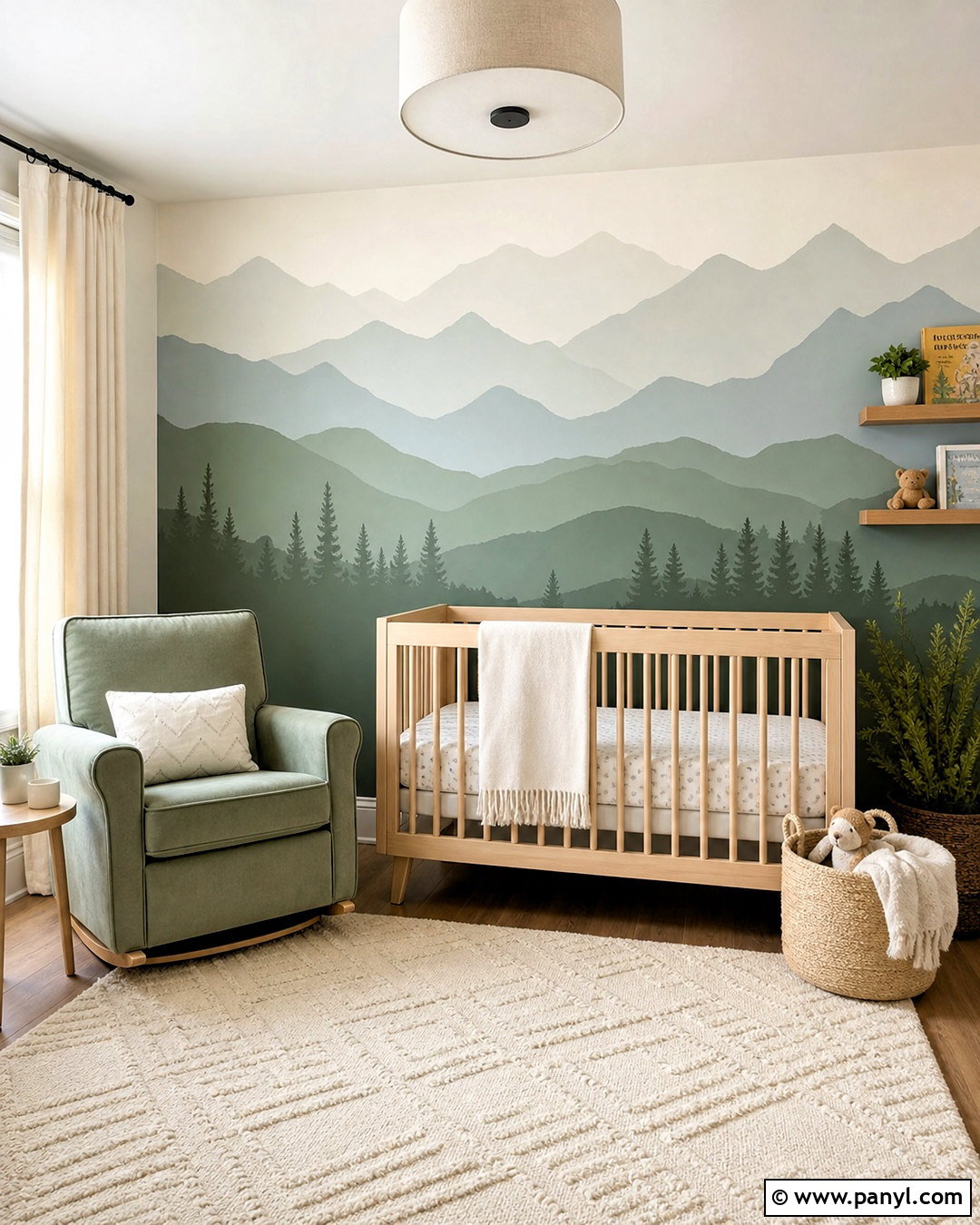 Mountain Mural Wall Paint - 20 wall paint designs