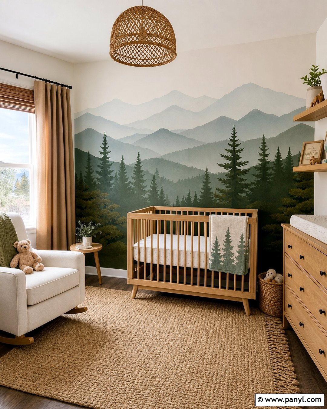 Mountain Mural Wall Paint - 30 Paint On Wall Ideas