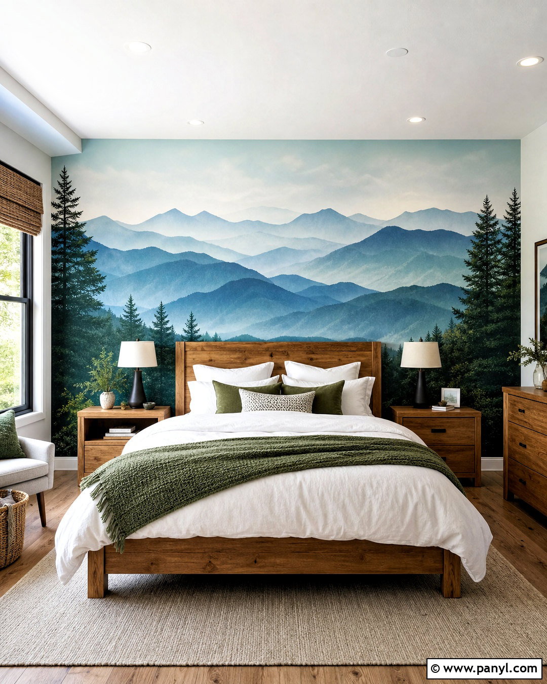 Mountain Mural Wall Painting - 20 fun wall painting ideas
