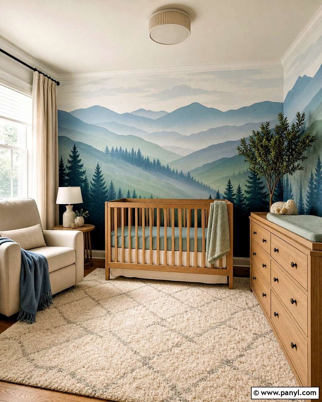 Mountain Mural Wall Painting - 20 fun wall painting ideas creative ideas