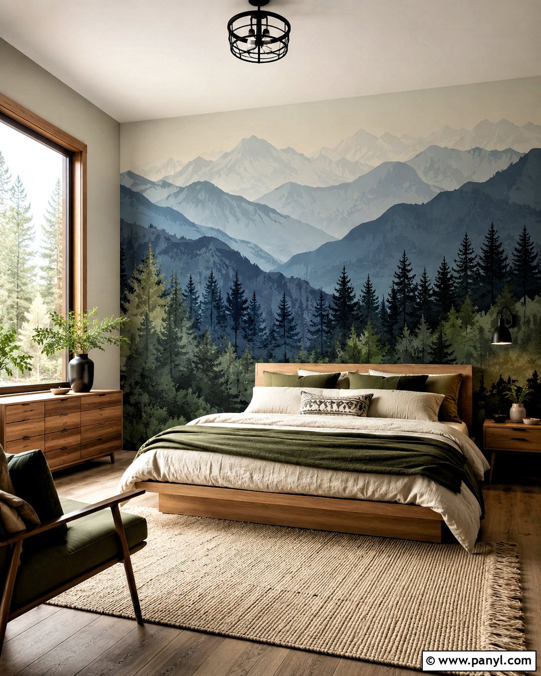 Mountain Mural Wall Painting - 20 cool wall painting ideas