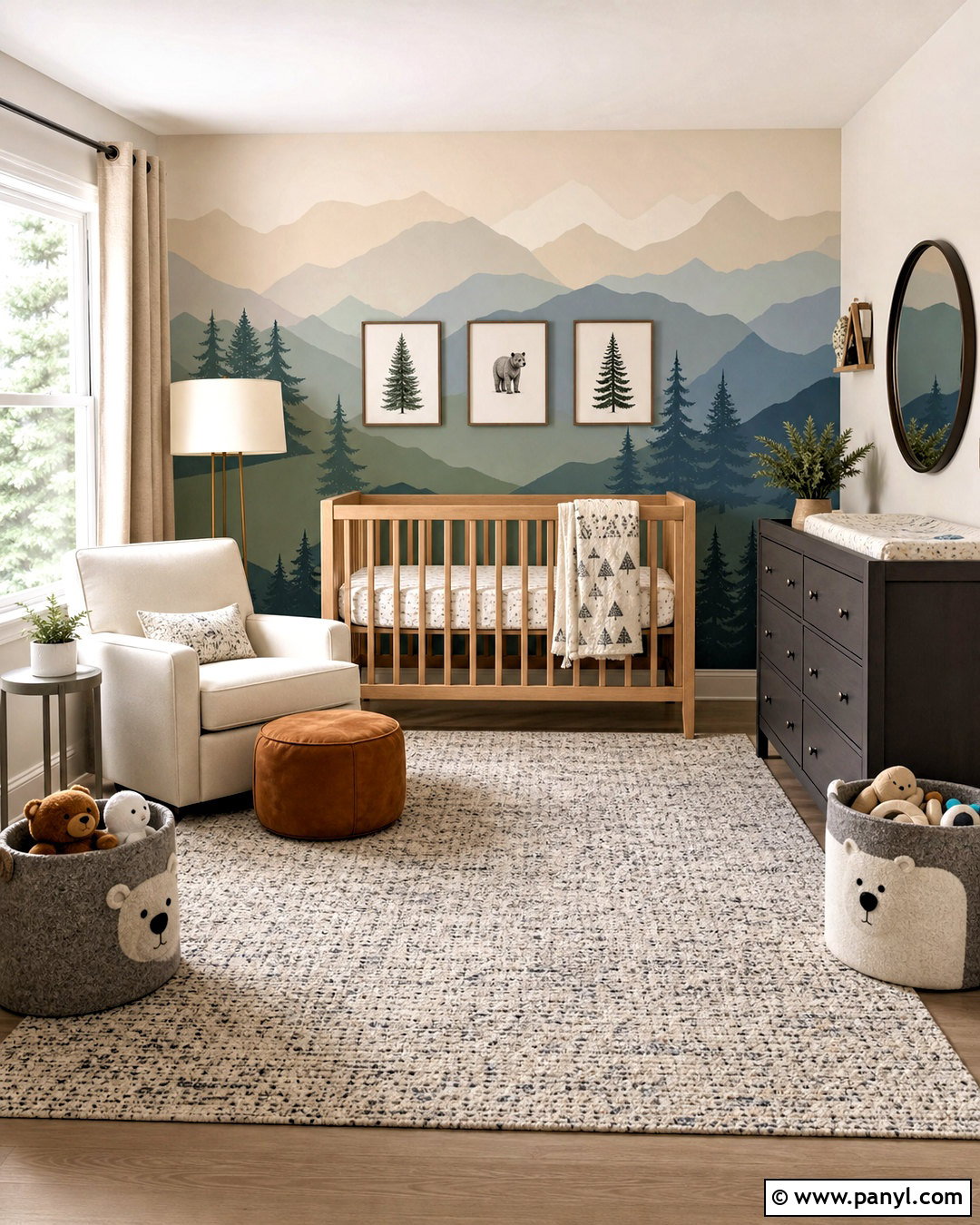 Mountain Nursery - 20 unisex nursery ideas