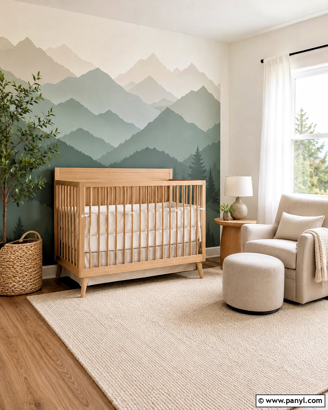 Mountain Pattern Wall Painting - 20 pattern wall painting ideas