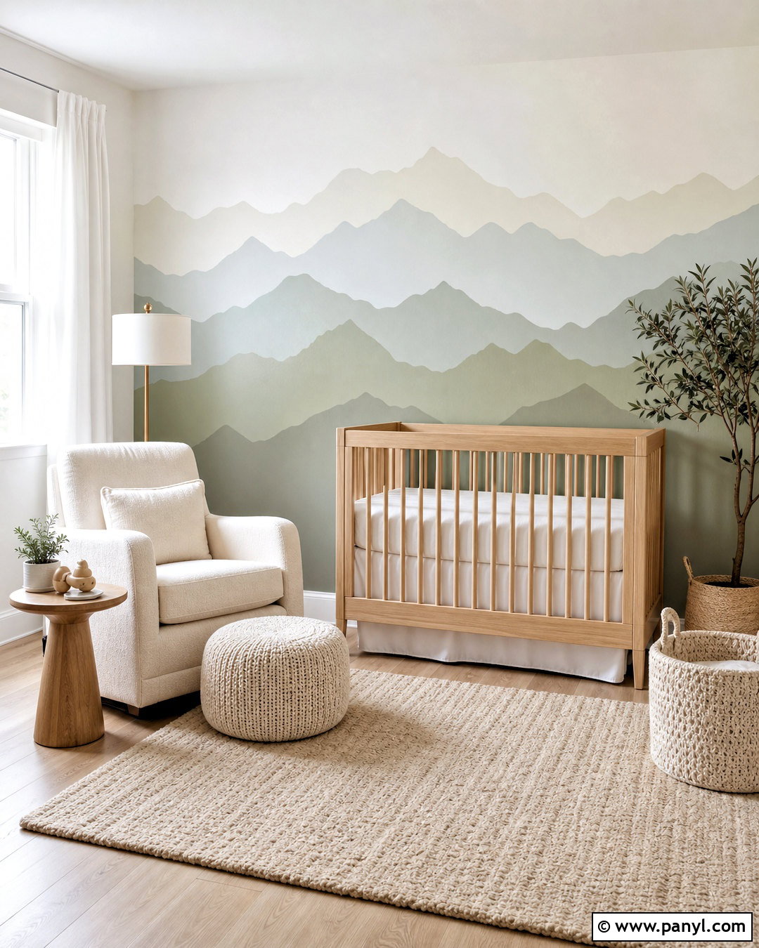 Mountain Wall Stencil For Nursery - 20 wall stencil ideas