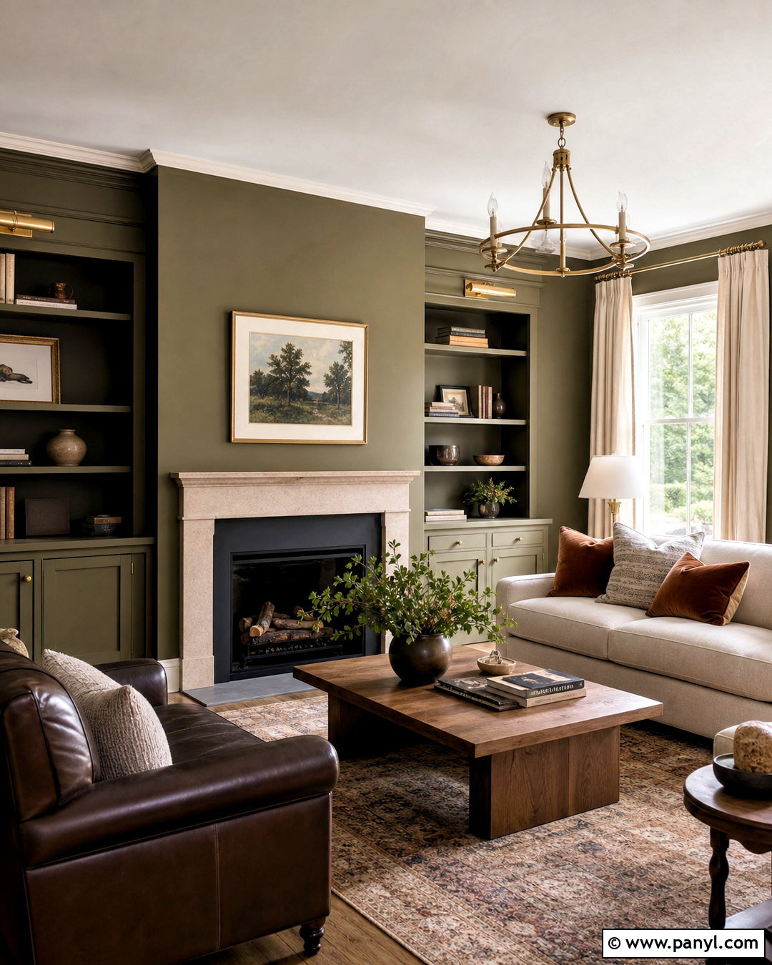 Muddy Olive Living Room Walls - 20 living room walls paint colors