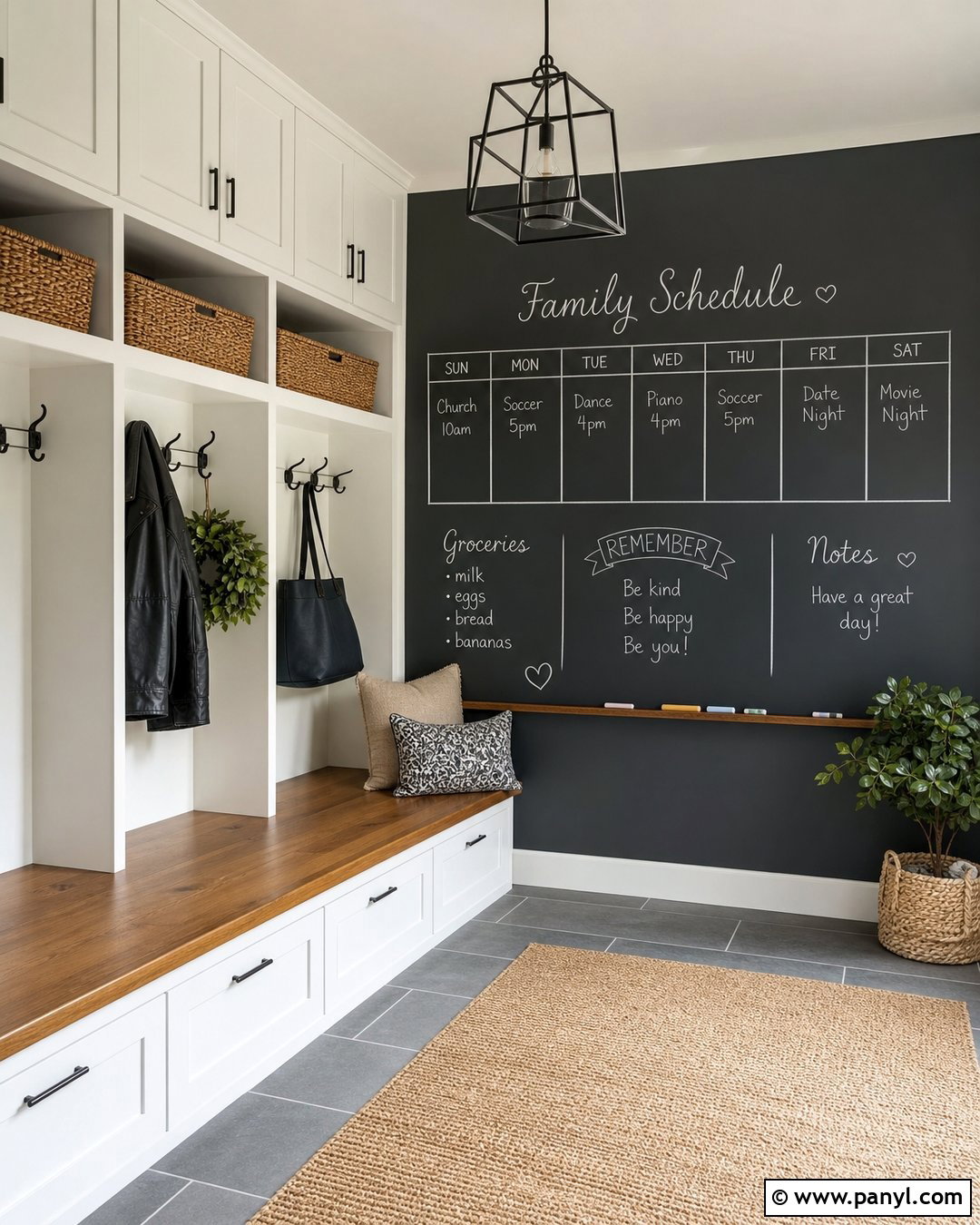 20 Chalkboard Painted Wall Ideas: Clever Ideas for Family Homes