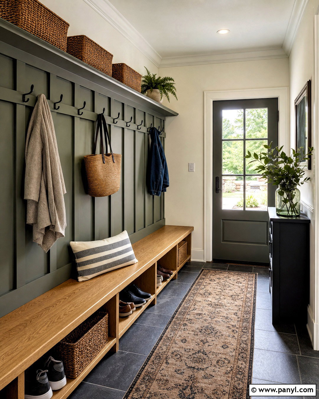 Mudroom Wainscoting - 20 wainscoting ideas